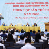 Thủ tướng Chính phủ chủ trì Phiên họp về phát triển khoa học công nghệ, đổi mới sáng tạo, chuyển đổi số và Đề án 06
