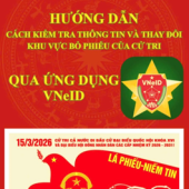 Videoclip: Hướng dẫn tra cứu và thay đổi nơi bỏ phiếu qua VneID