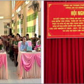 Công an xã Đông Thuận tổ chức hội nghị tổng kết cao điểm tấn công và sơ kết công tác Công an Quý I năm 2026