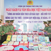 Lan tỏa giá trị văn hóa đọc trong lực lượng Công an thành phố Cần Thơ