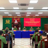 CÔNG AN XÃ TRẦN ĐỀ: ĐỐI THOẠI TRỰC TIẾP VỚI CÁN BỘ, CHIẾN SĨ VÀ LỰC LƯỢNG ANTT CƠ SỞ