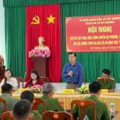 Công an xã Mỹ Hương: “Đối thoại, nâng cao hiệu quả  công tác bảo đảm an ninh, trật tự ở cơ sở”