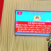 Công an xã Tân Bình chủ động tuyên truyền phòng cháy, chữa cháy, lắp đặt hệ thống truyền tin báo cháy