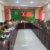 Công an xã Châu Thành tổ chức Hội nghị Công bố quyết định thành lập Đảng bộ Công an xã Châu Thành, Sơ kết công tác Công an quí I năm 2026 và triển khai nhiệm vụ trọng tâm công tác Công an quí II năm 2026