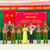 THÀNH LẬP ĐẢNG BỘ CƠ SỞ CÔNG AN PHƯỜNG LONG BÌNH: DẤU MỐC TĂNG CƯỜNG SỨC MẠNH TỪ CƠ SỞ
