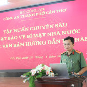 Tập huấn công tác bảo vệ bí mật nhà nước, an toàn thông tin và an ninh mạng cho ngành Giáo dục và Đào tạo.