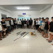 Công an phường Hưng Phú làm rõ vụ đánh nhau của 23 thanh thiếu niên