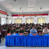 Công an xã Long Hưng tổ chức Hội nghị sơ kết công tác Công an quý I  và triển khai nhiệm vụ công tác quý II/2026