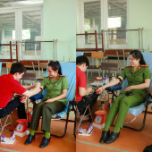 Không chỉ giữ bình yên, còn trao sự sống: CBCS Công an phường Long Tuyền tích cực tham gia hiến máu tình nguyện đợt I năm 2026