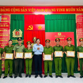 Công an phường Long Tuyền tổ chức sơ kết công tác Công an Quý I/2026 và tổng kết Cao điểm tấn công, trấn áp tội phạm