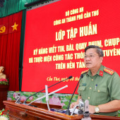 Tăng cường năng lực truyền thông số cho lực lượng Công an thành phố Cần Thơ