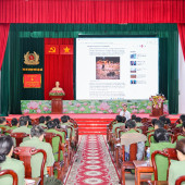 Trang bị kỹ năng cơ bản viết tin, bài, chụp ảnh cho cán bộ làm công tác tuyên truyền Công an thành phố Cần Thơ