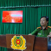 Công an xã Kế Sách triển khai Kế hoạch đảm bảo an ninh, trật tự Tết Chôl Chnăm Thmây năm 2026