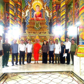 Lãnh đạo thành phố Cần Thơ thăm, chúc Tết Chôl Chnăm Thmây năm 2026 tại Chùa Prếk Om Pu (Tầm Vu).