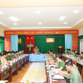 Đại tá Nguyễn Thanh Tràng chỉ đạo tháo gỡ khó khăn cho lực lượng Công an cơ sở