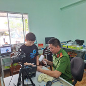 Công an phường Long Tuyền chủ động thu nhận căn cước cho học sinh, đảm bảo tham dự các kỳ thi năm 2026