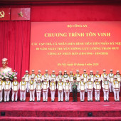 Tôn vinh 80 điển hình tiên tiến lực lượng Tham mưu Công an Nhân dân