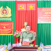 Phòng Công tác chính trị Công an thành phố Cần Thơ sơ kết công tác Quý I và triển khai nhiệm vụ Quý II năm 2026