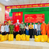 Công an xã Trường Thành tổ chức chuỗi hoạt động ý nghĩa nhân dịp Tết Cổ truyền Chôl Chnăm Thmây