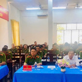 Công an xã Trung Hưng tổ chức Hội nghị giao ban công tác quý I năm 2026