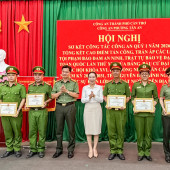 Công an phường Tân An sơ kết công tác Công an quý I/2026, tổng kết cao điểm tấn công, trấn áp tội phạm, bảo đảm an ninh trật tự trên địa bàn