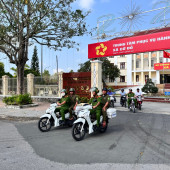 Công an xã Cờ Đỏ tăng cường phối hợp liên ngành, lập lại trật tự đô thị, trật tự an toàn giao thông dịp lễ 30/4 – 1/5