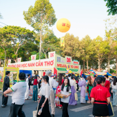 Công an phường An Bình bảo đảm an ninh, trật tự Ngày hội tư vấn tuyển sinh, hướng nghiệp năm 2026