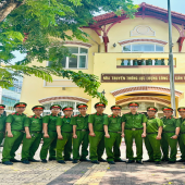 Đảng ủy Công an phường An Bình tổ chức hành quân về nguồn tại Nhà truyền thống lực lượng Công an Cần Thơ