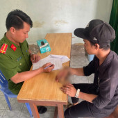 Công an xã Tân Bình bắt giữ đối tượng có Quyết định truy tìm