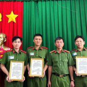 Công an xã Tân Long tiếp nhận học viên thực tập, gắn đào tạo với thực tiễn cơ sở