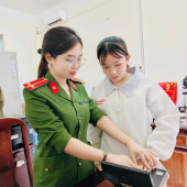 Công an xã Nhu Gia triển khai mô hình “Tận tụy vì dân” trong cấp Căn cước và định danh điện tử.