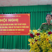 Công an xã phát huy vai trò nòng cốt bảo đảm an ninh, trật tự tại cơ sở và tham mưu triển khai Kế hoạch xây dựng xã không ma túy năm 2026