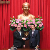 Bộ trưởng Bộ Công an tiếp xã giao Đại biện lâm thời Phái đoàn ngoại giao Hoa Kỳ tại Việt Nam