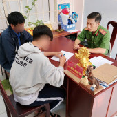 Công an xã Châu Thành tăng cường gọi hỏi, giáo dục, răn đe thanh thiếu niên vi phạm trật tự công cộng – trật tự an toàn giao thông
