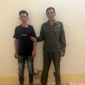 Công an phường Vị Thanh bắt giữ thành công đối tượng truy nã nguy hiểm