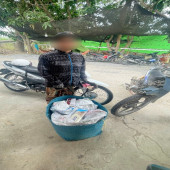 Công an xã Thới Hưng bắt, xử lý đối tượng mua bán thuốc lá điếu nhập lậu