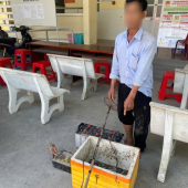 Công an xã An Lạc Thôn: Tăng cường xử lý đối tượng dùng kích điện khai thác thủy sản