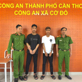 Công an xã Cờ Đỏ phối hợp thi hành lệnh bắt tạm giam các đồng phạm trong vụ án “Cố ý gây thương tích”