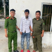 Công an phường Ngã Bảy vận động thành công đối tượng truy tìm ra trình diện