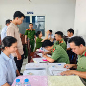 SÔI NỔI CÔNG TÁC SƠ TUYỂN TUYỂN SINH CAND NĂM 2026 TẠI CÔNG AN PHƯỜNG NINH KIỀU