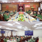 HỘI NGHỊ TRỰC TUYẾN TỔNG KẾT, RÀ SOÁT, ĐÁNH GIÁ CÔNG TÁC ĐIẾU ƯỚC QUỐC TẾ, THỎA THUẬN QUỐC TẾ TRONG CÔNG AN NHÂN DÂN