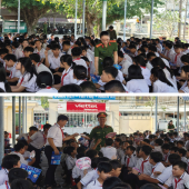 Tăng cường tuyên truyền pháp luật trong cơ sở giáo dục  góp phần giữ vững an ninh, trật tự địa bàn xã Mỹ Tú