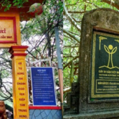 Công an xã Nhơn Ái bảo đảm an ninh, trật tự Lễ cúng Miếu bà Thượng động Cố Hỷ tại Khu di tích lịch sử Giàn Gừa