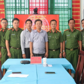 Công an xã Vĩnh Trinh triệt xóa điểm ma túy trên địa bàn
