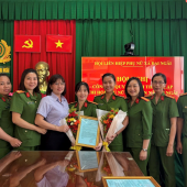 Công bố quyết định thành lập Chi hội Phụ nữ Công an xã Đại Ngãi