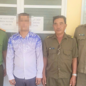 Kiên trì vận động, Công an xã Lai Hòa đưa đối tượng truy nã ra ánh sáng