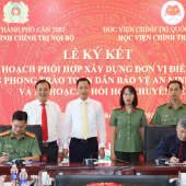 Phối hợp xây dựng đơn vị điển hình trong phong trào toàn dân bảo vệ An ninh Tổ quốc tại Học viện Chính trị khu vực IV