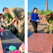 RA QUÂN VỆ SINH NGHĨA TRANG LIỆT SĨ Ô MÔN NHÂN DỊP CÁC NGÀY LỄ LỚN TRONG THÁNG 4 NĂM 2026