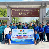 Tuổi trẻ Công an xã Thạnh Xuân phát huy truyền thống “uống nước nhớ nguồn”