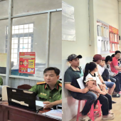 Công an xã Tân Bình duy trì giải quyết thủ tục hành chính xuyên suốt dịp lễ 30/4 – 1/5
